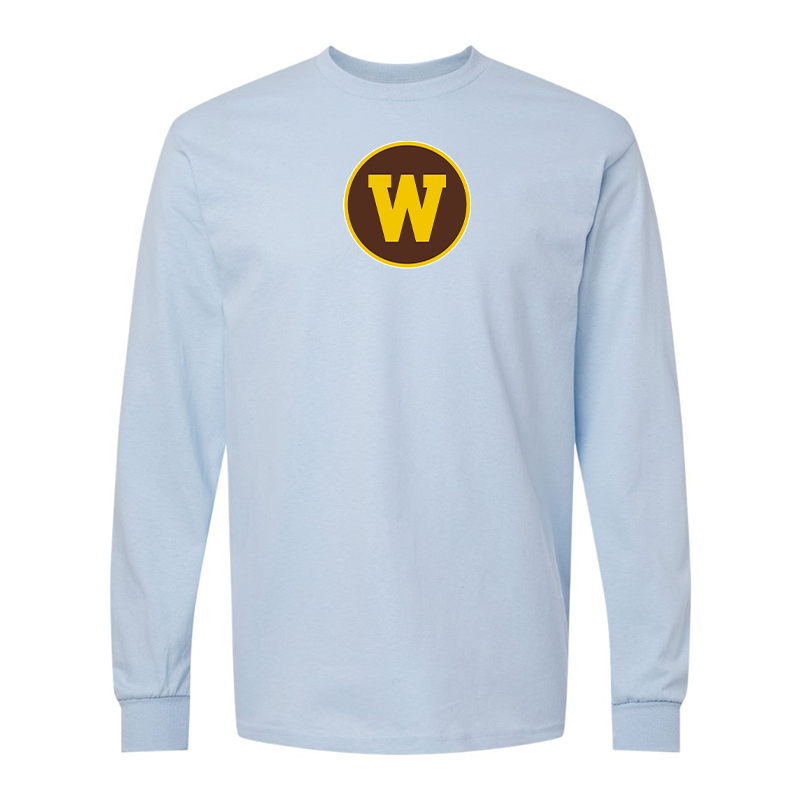 Men's Western Michigan Broncos Gildan Heavy Cotton Long Sleeve T-Shirt