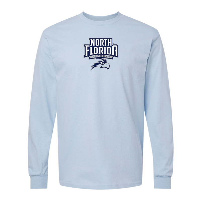 Men's  UNF Ospreys  Gildan Heavy Cotton Long Sleeve T-Shirt