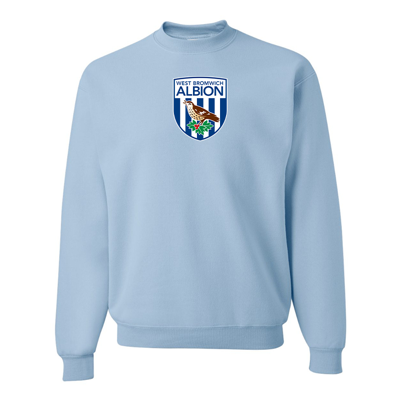Men's West Bromwich Albion Soccer JERZEES NuBlend Crewneck Sweatshirt
