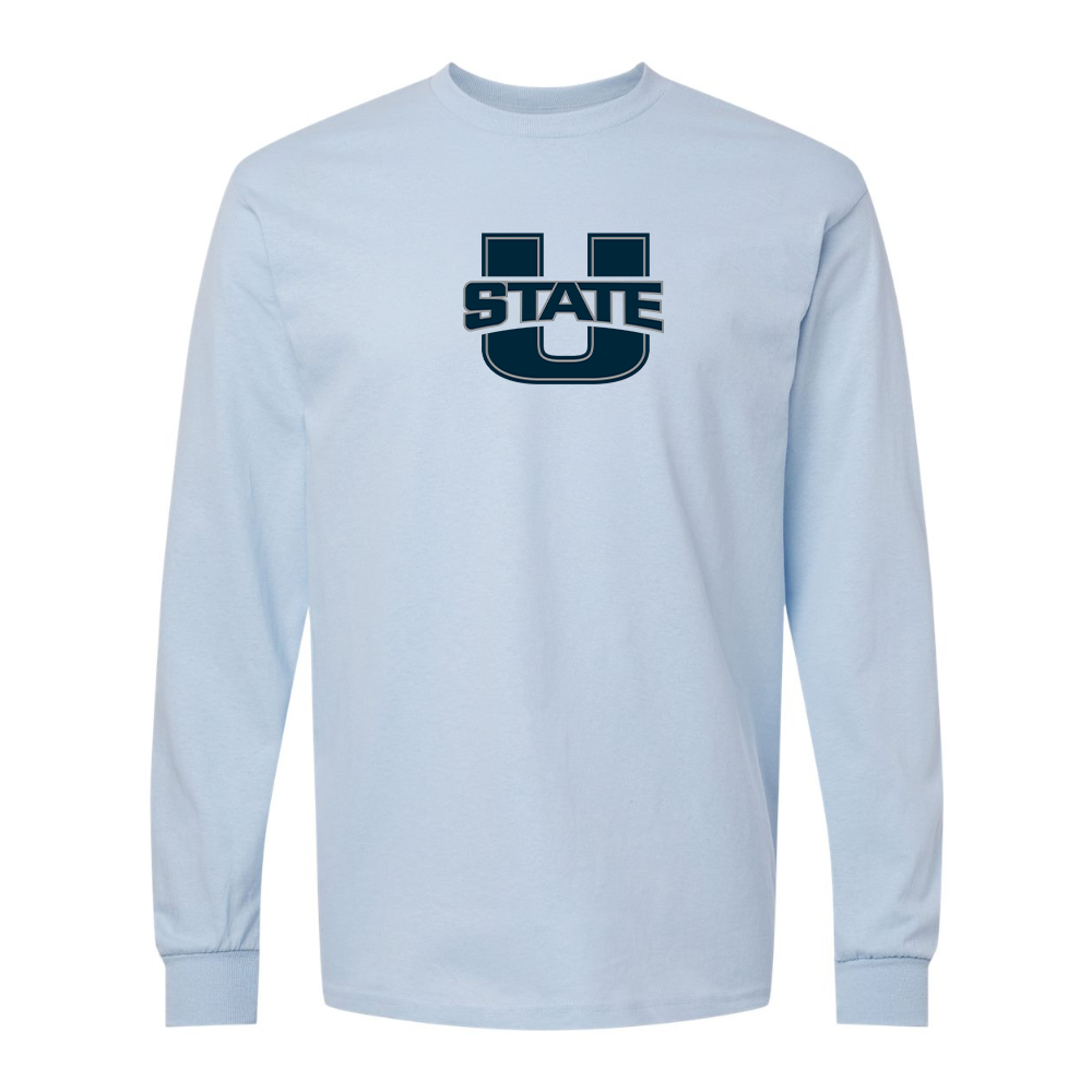 Men's Utah State Aggies Gildan Heavy Cotton Long Sleeve T-Shirt