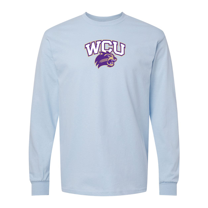 Men's Western Carolina Catamounts Gildan Heavy Cotton Long Sleeve T-Shirt