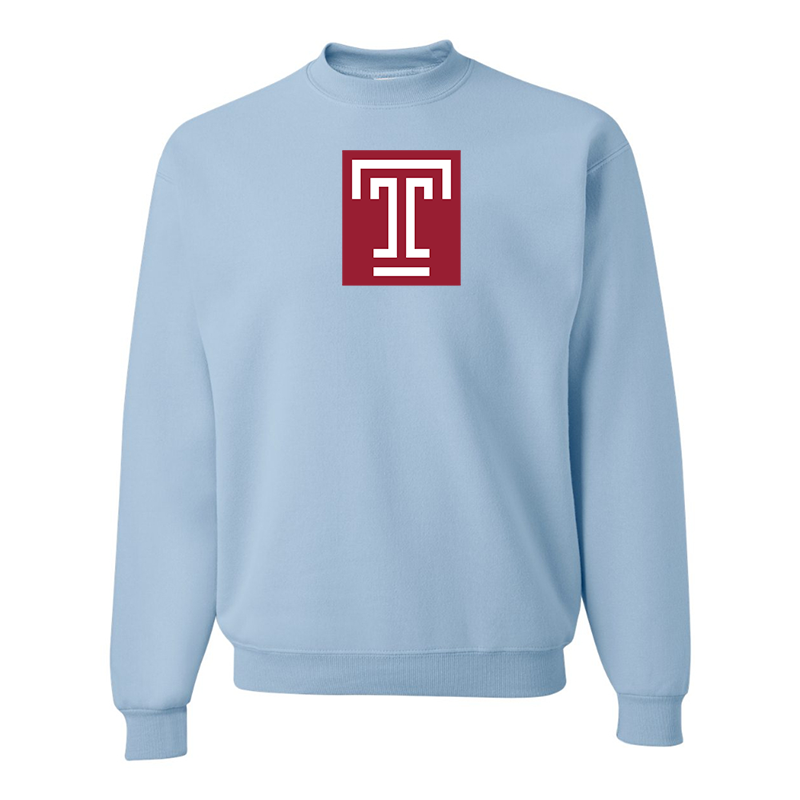 Men's Temple Owls  JERZEES NuBlend Crewneck Sweatshirt