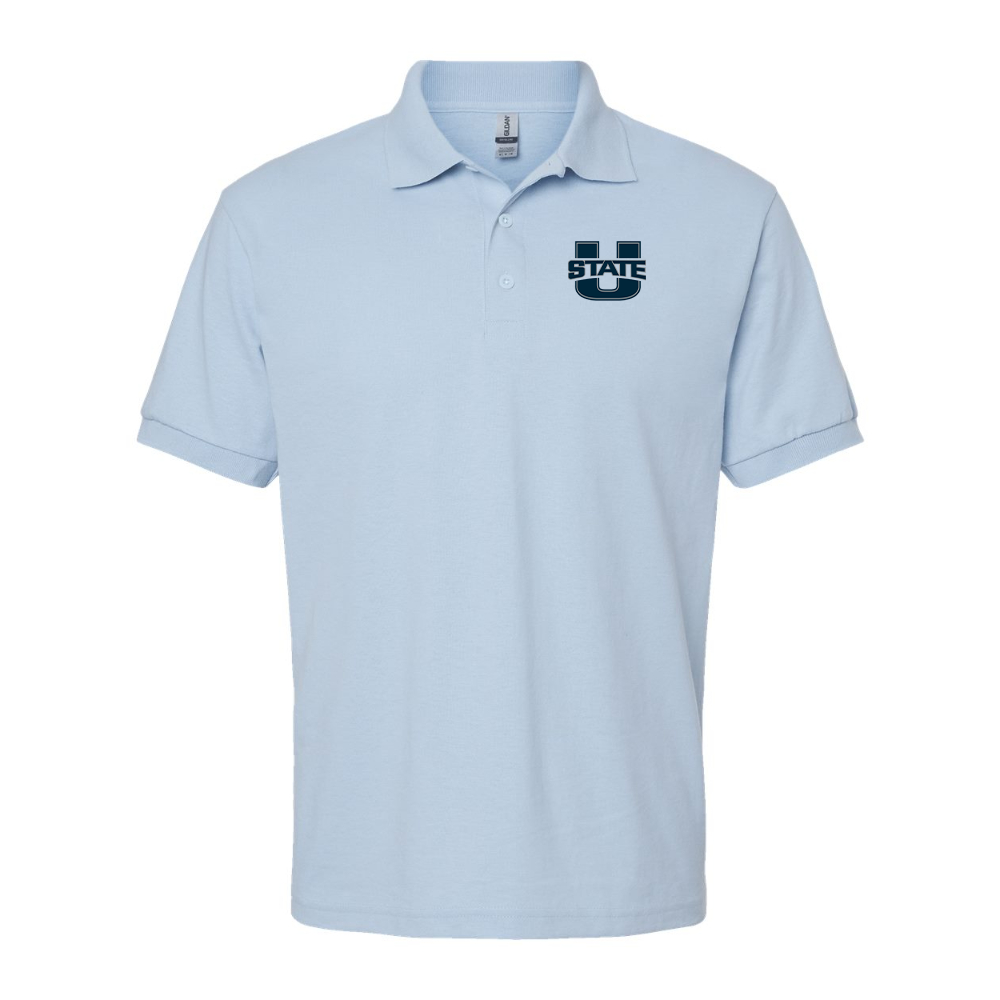 Men's Utah State Aggies Gildan Dry Blend Jersey Polo