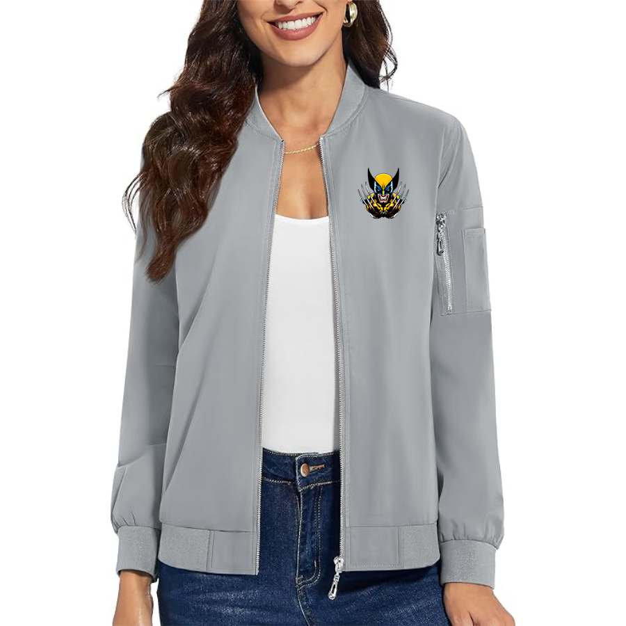 Women's   Wolverine 2025 Art    Premium Bomber Jacket Outerwear