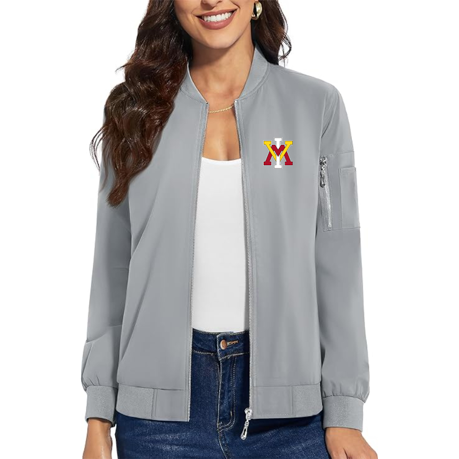 Women's VMI Keydets Premium Bomber Jacket Outerwear