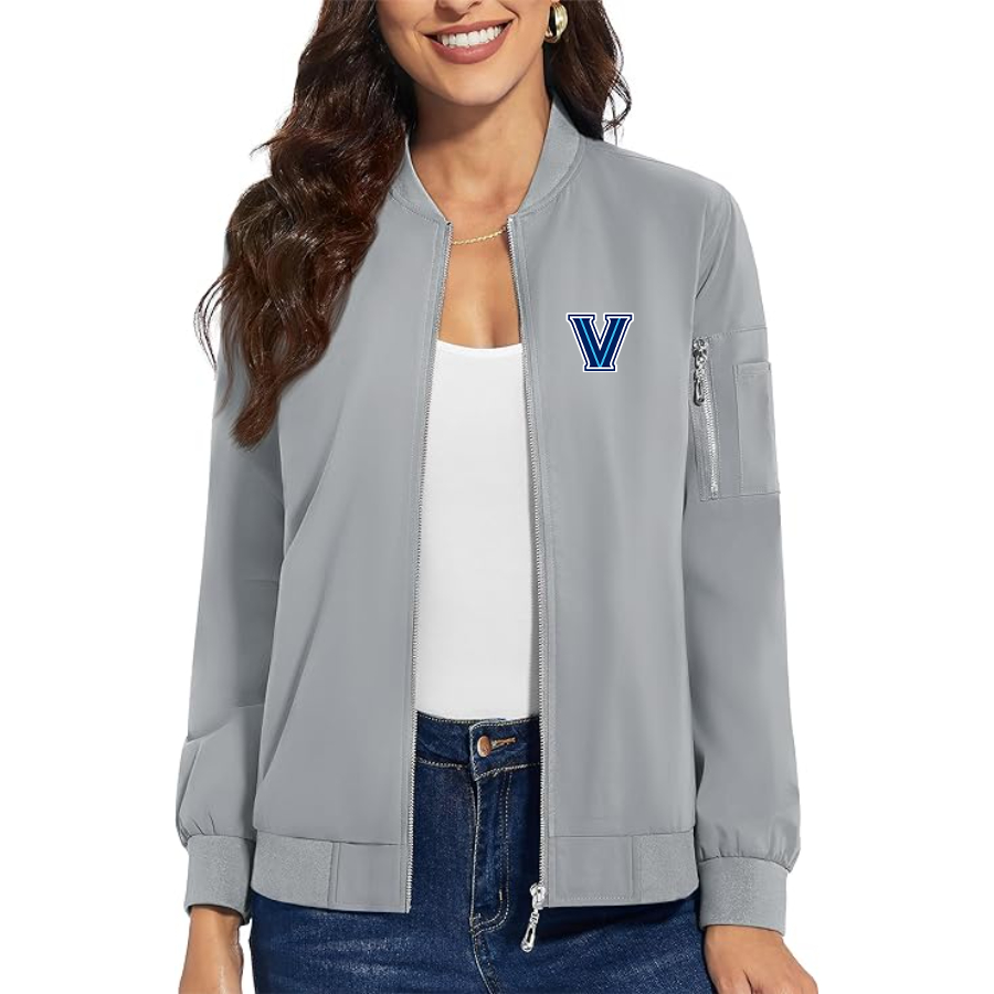 Women's  Villanova Wildcats Premium Bomber Jacket Outerwear