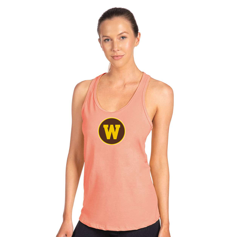 Women's  Western Michigan Broncos Next Level Ideal Racerback Tank
