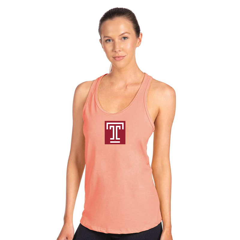Women's Temple Owls Next Level Ideal Racerback Tank