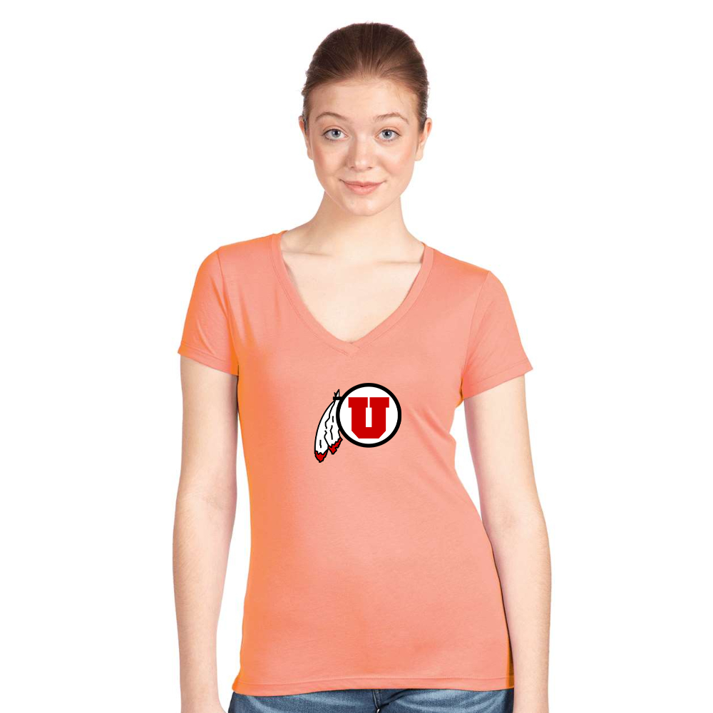 Women's Utah Utes Next Level V-Neck T-Shirt