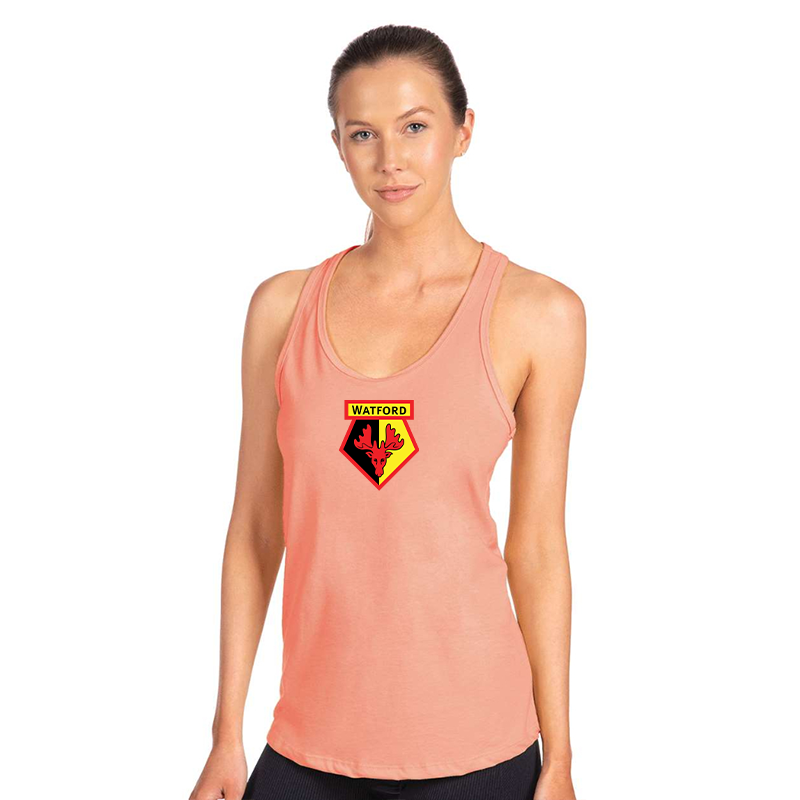 Women's Watford Soccer Next Level Ideal Racerback Tank