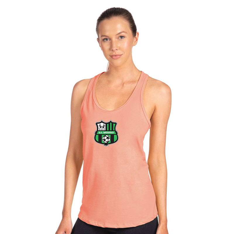 Women's U.S. Sassuolo Soccer Next Level Ideal Racerback Tank