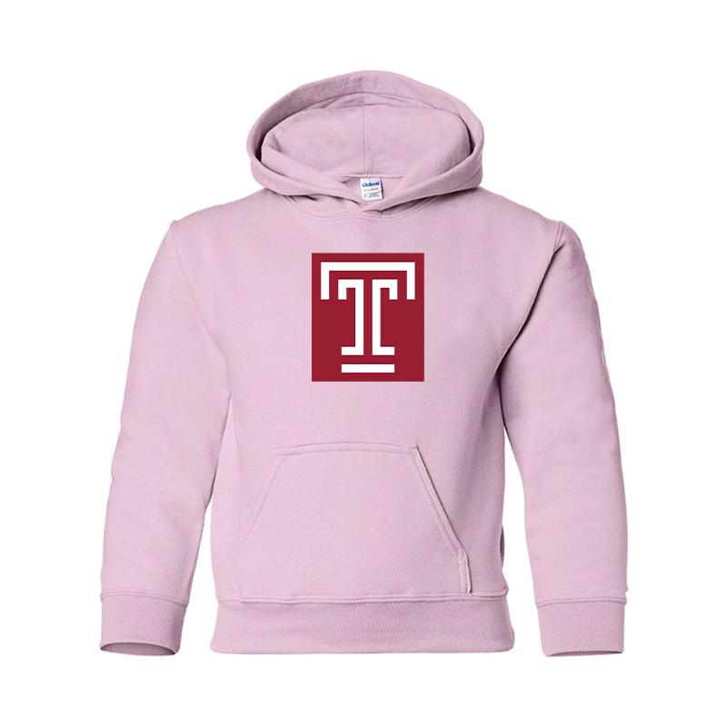 Youth Temple Owls Gildan Heavy Blend  Hooded Sweatshirt