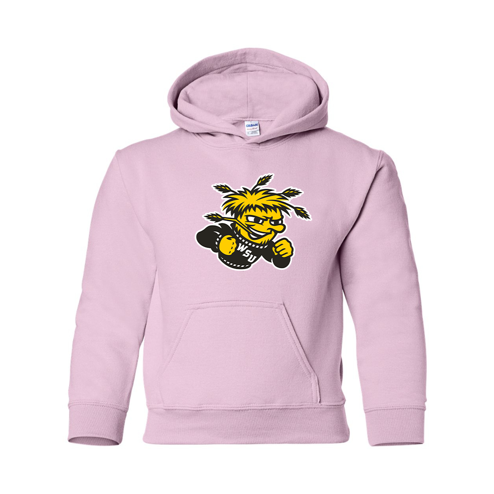Youth Wichita State Shockers  Gildan Heavy Blend  Hooded Sweatshirt
