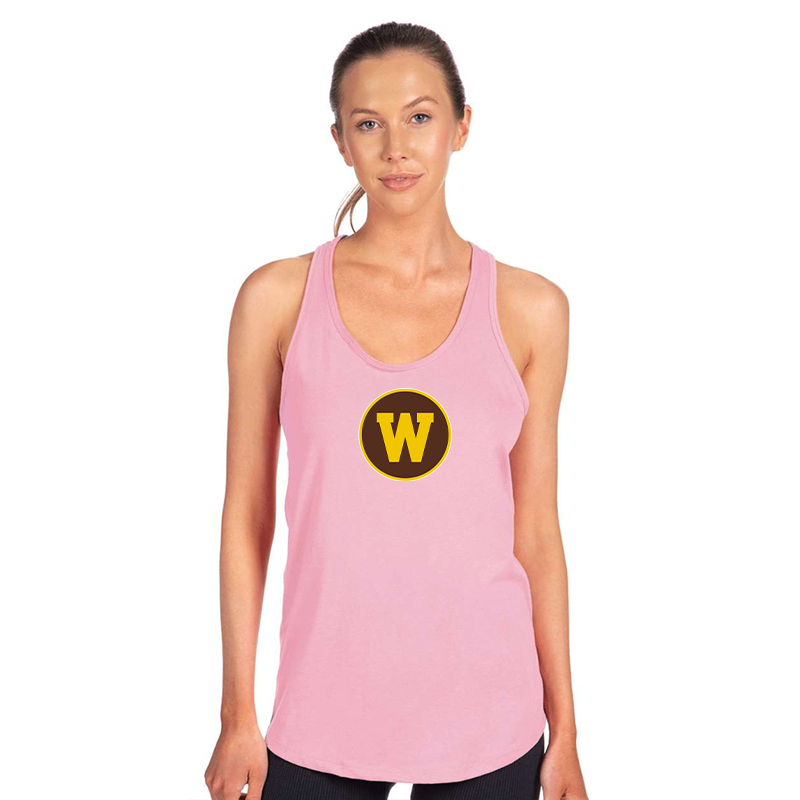 Women's  Western Michigan Broncos Next Level Ideal Racerback Tank