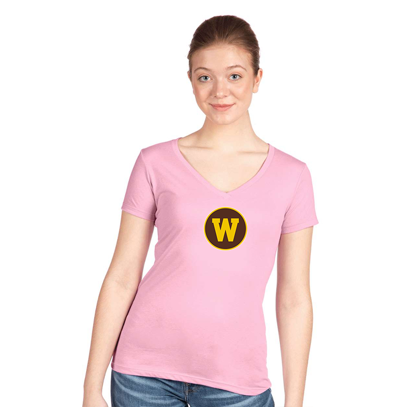 Women's  Western Michigan Broncos Next Level V-Neck T-Shirt
