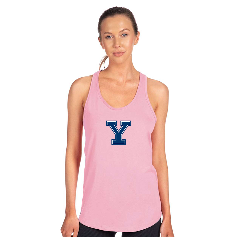 Women's Yale Bulldogs Next Level Ideal Racerback Tank