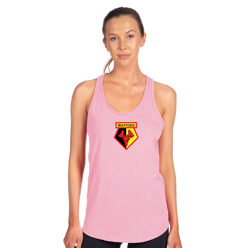 Women's Watford Soccer Next Level Ideal Racerback Tank