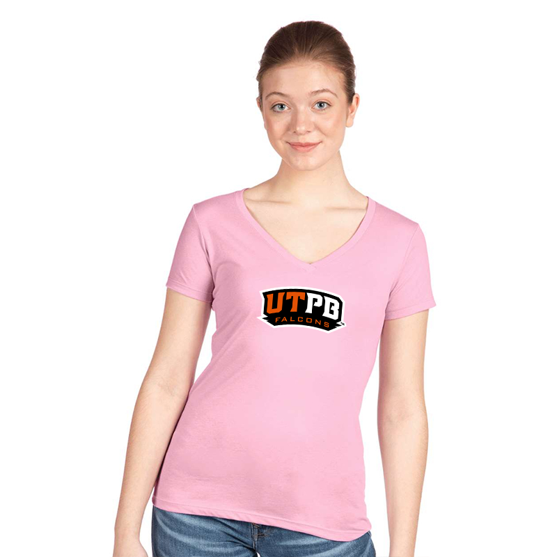 Women's UTPB Falcons Next Level V-Neck T-Shirt