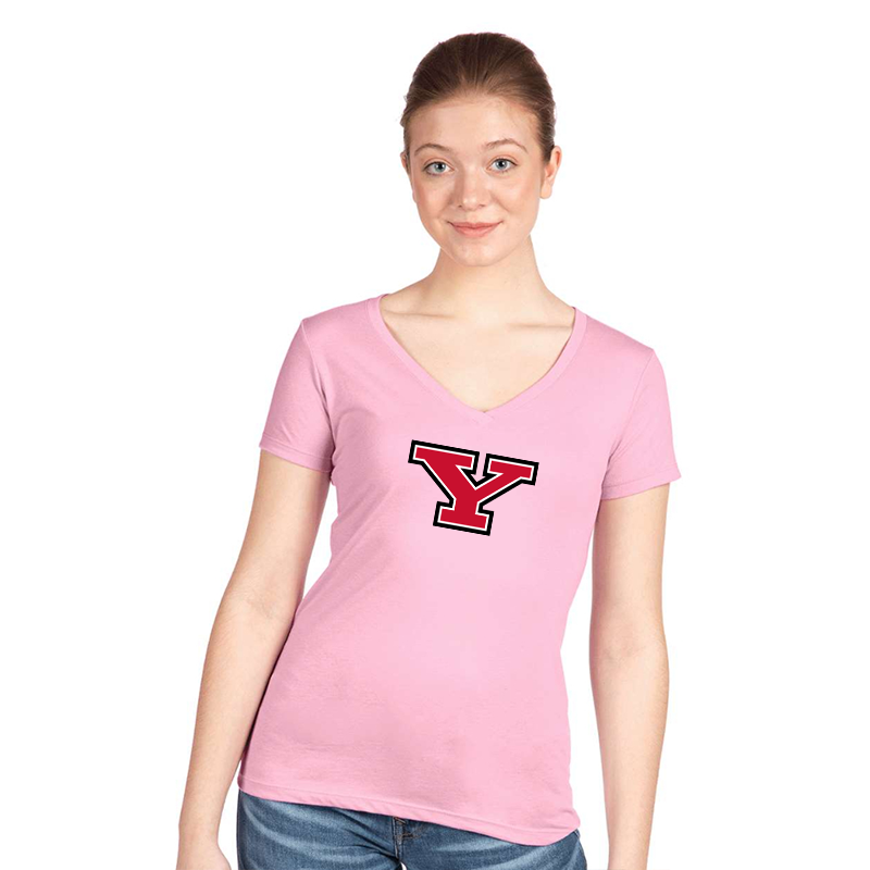 Women's Youngstown State Penguins Next Level V-Neck T-Shirt