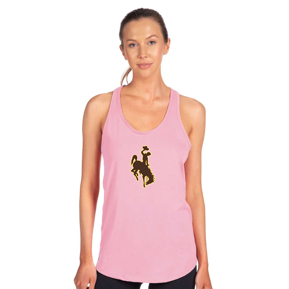 Women's  Wyoming Cowboys Next Level Ideal Racerback Tank