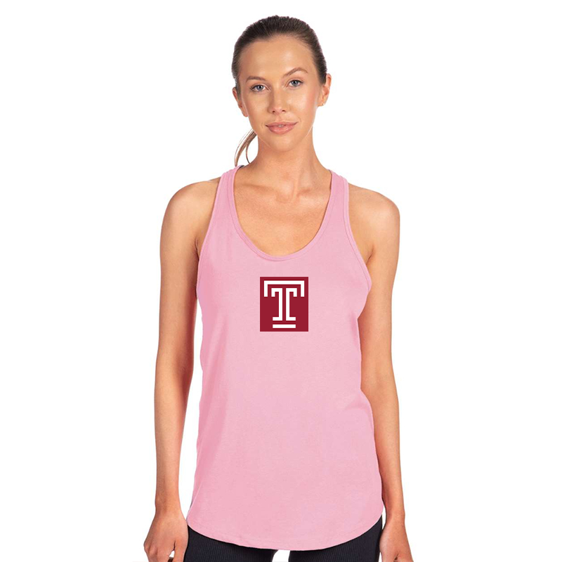 Women's Temple Owls Next Level Ideal Racerback Tank