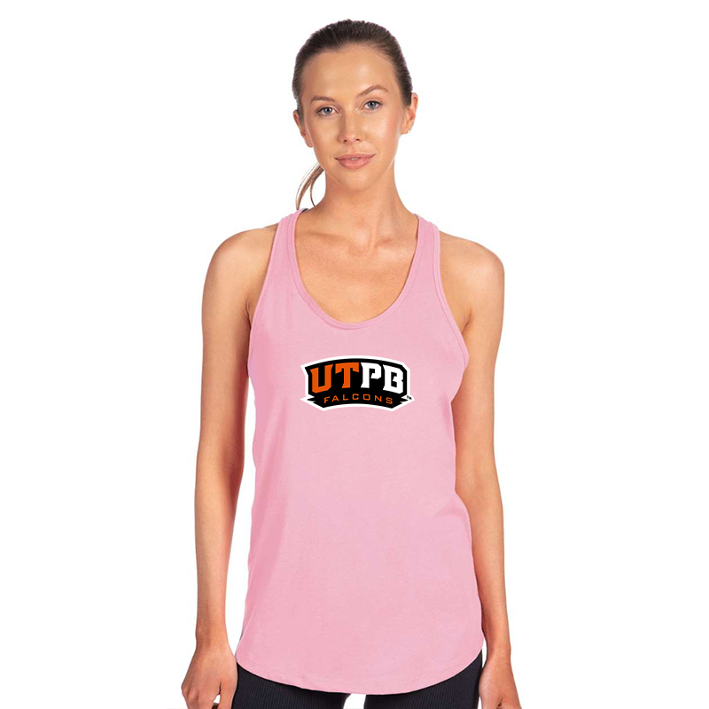 Women's  UTPB Falcons Next Level Ideal Racerback Tank