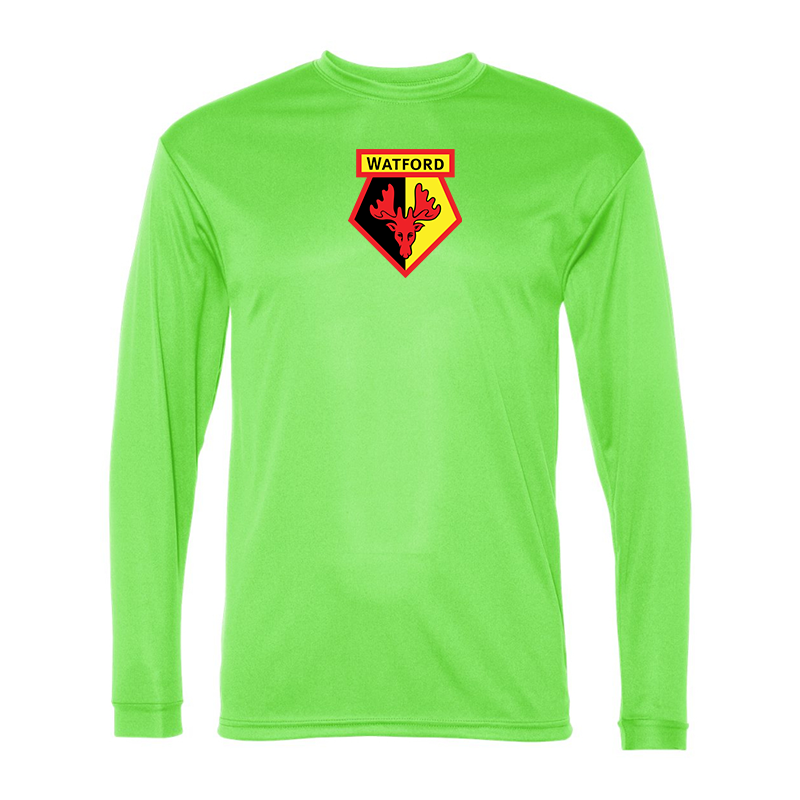 Men's Watford Soccer Performance Long Sleeve T-Shirt