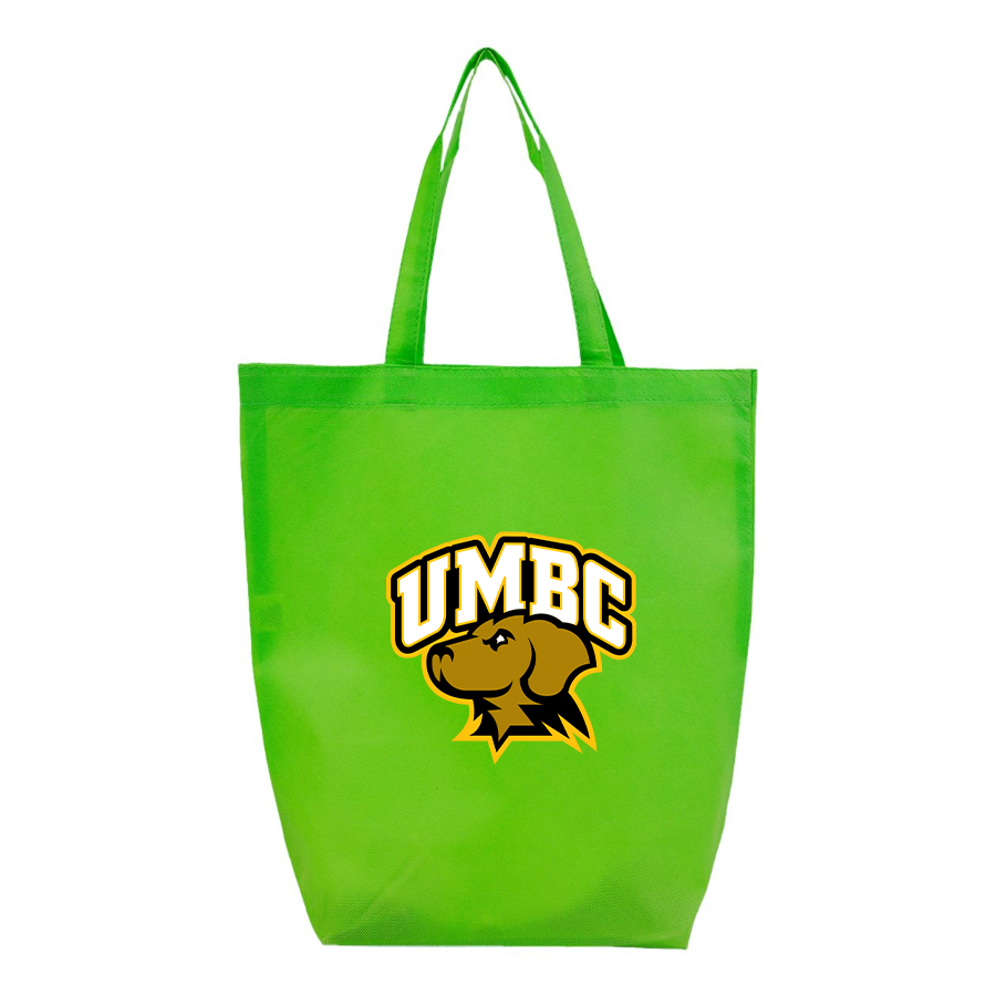 UMBC Retrievers Q-Tees Non-Woven Gusset Bottom Tote