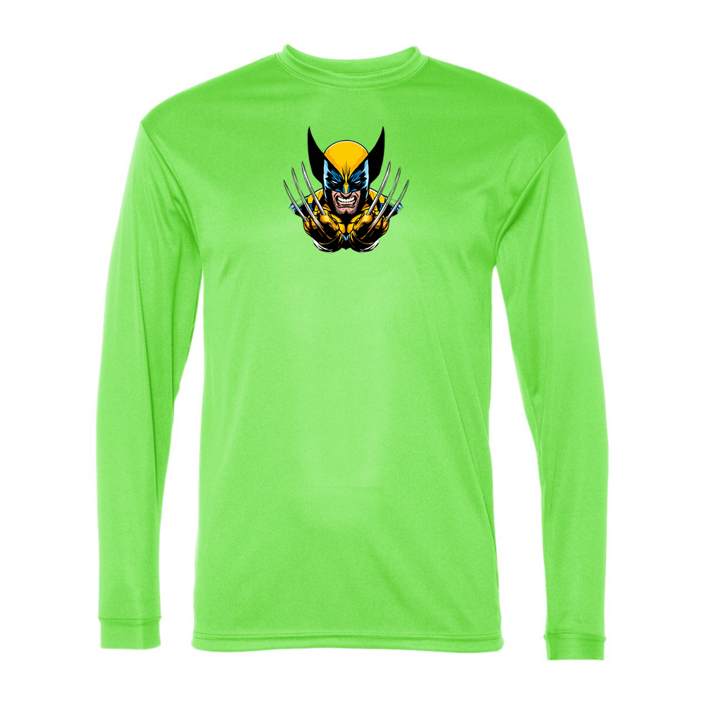 Men's Wolverine 2025 Art   Performance Long Sleeve T-Shirt