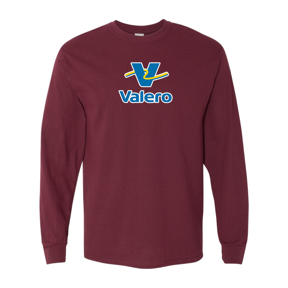 Men's Valero Gas Station Gildan Heavy Cotton Long Sleeve T-Shirt