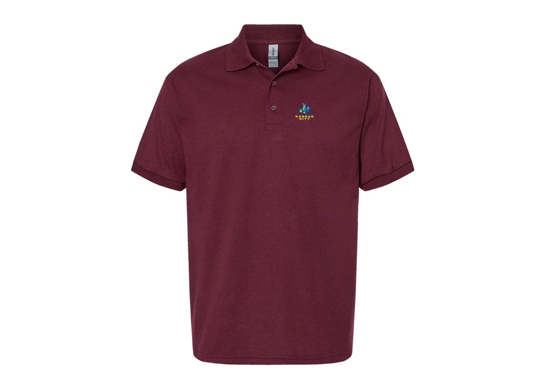 Men's UMKC Kangaroos Gildan Dry Blend Jersey Polo