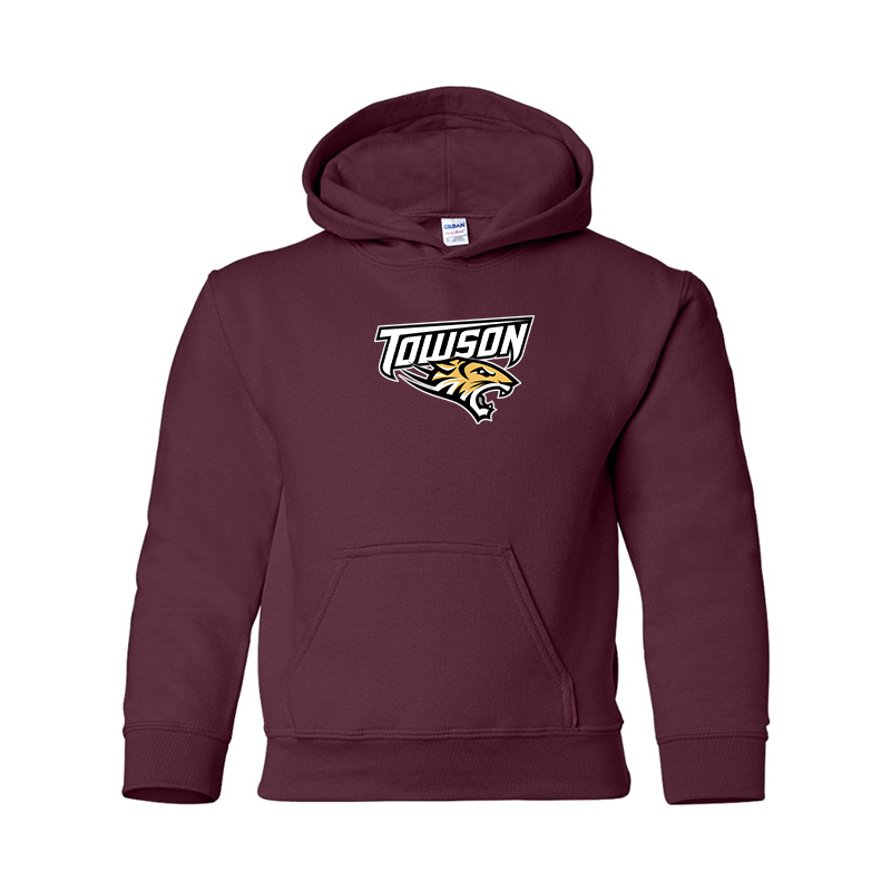 Youth Towson Tigers Gildan Heavy Blend  Hooded Sweatshirt