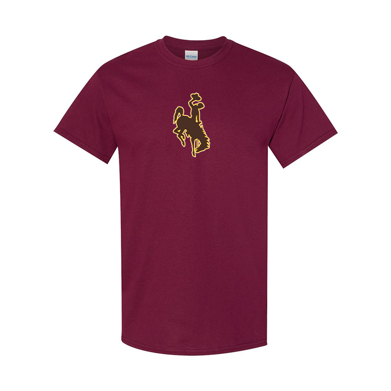 Men's  Wyoming Cowboys Gildan Heavy Cotton T-Shirt