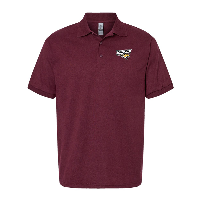 Men's Towson Tigers Gildan Dry Blend Jersey Polo