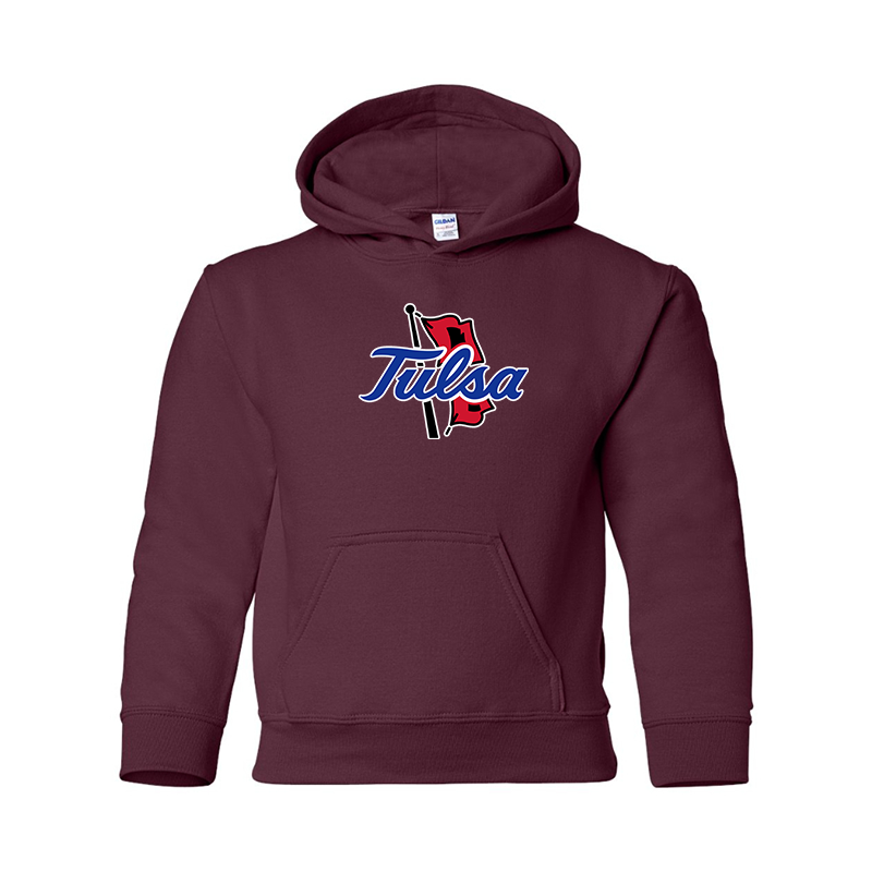 Youth Tulsa Golden Hurricane Gildan Heavy Blend  Hooded Sweatshirt