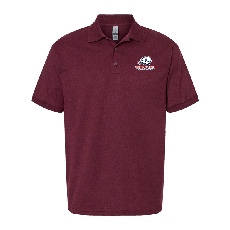 Men's Utah Tech Trailblazers Gildan Dry Blend Jersey Polo