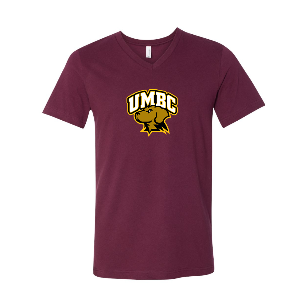 UMBC Retrievers BELLA  CANVAS - Jersey V-Neck T-Shirt