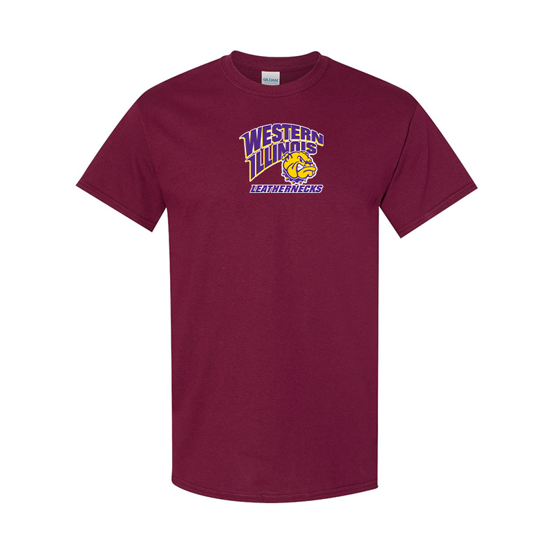 Men's Western Illinois Leathernecks Gildan Heavy Cotton T-Shirt