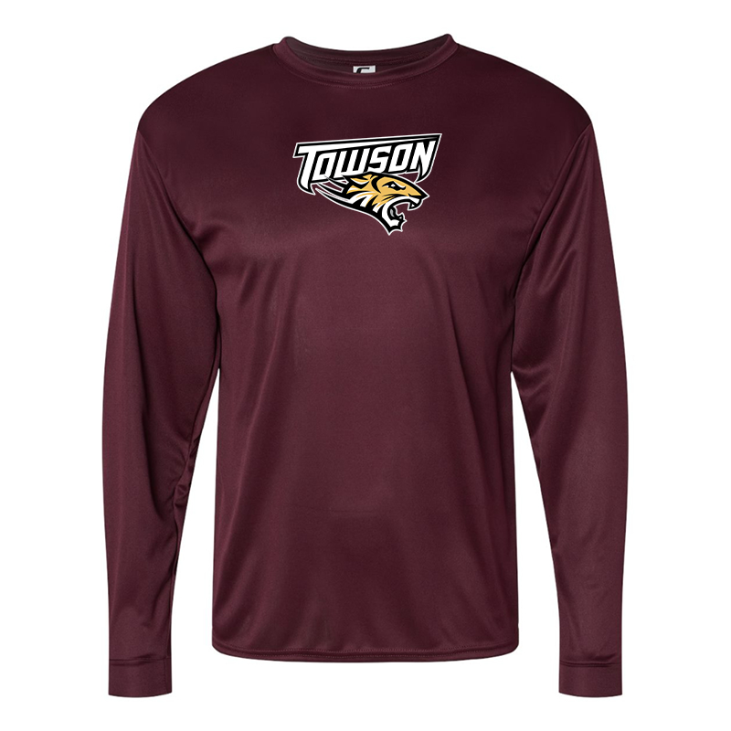 Men's Towson Tigers Performance Long Sleeve T-Shirt
