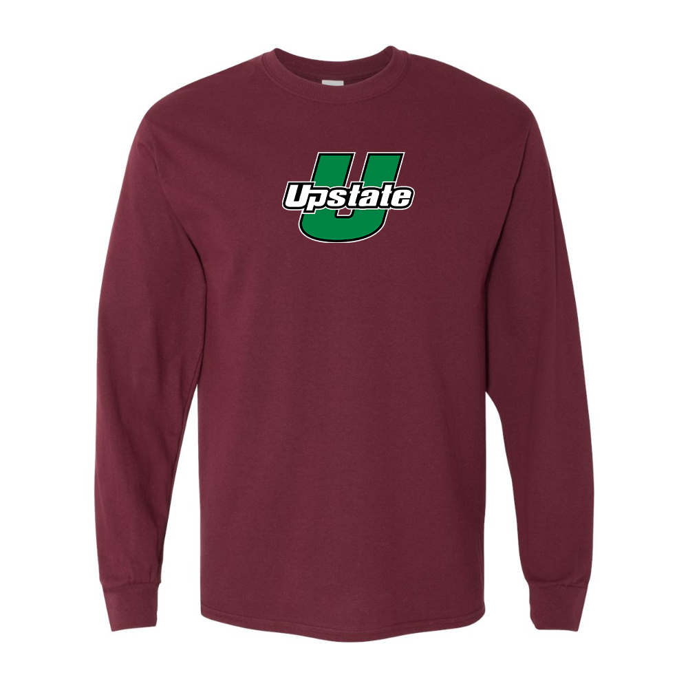 Men's USC Upstate Spartans Gildan Heavy Cotton Long Sleeve T-Shirt
