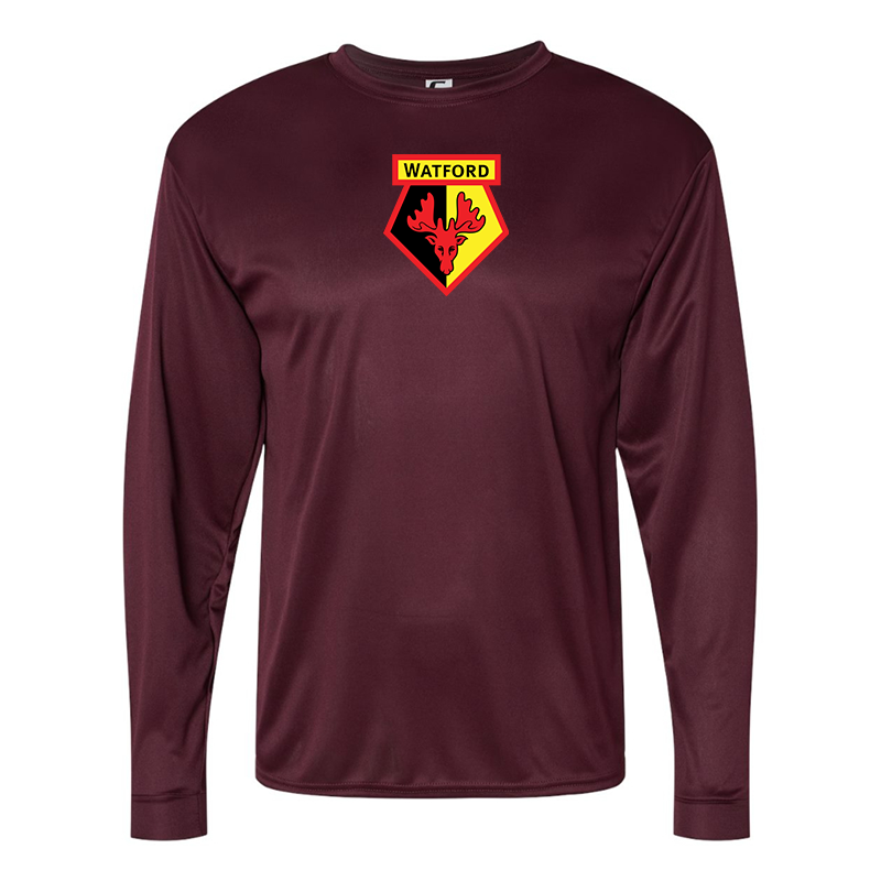 Men's Watford Soccer Performance Long Sleeve T-Shirt