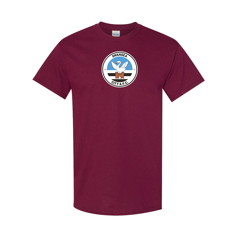 Men's Swansea City Soccer Gildan Heavy Cotton T-Shirt