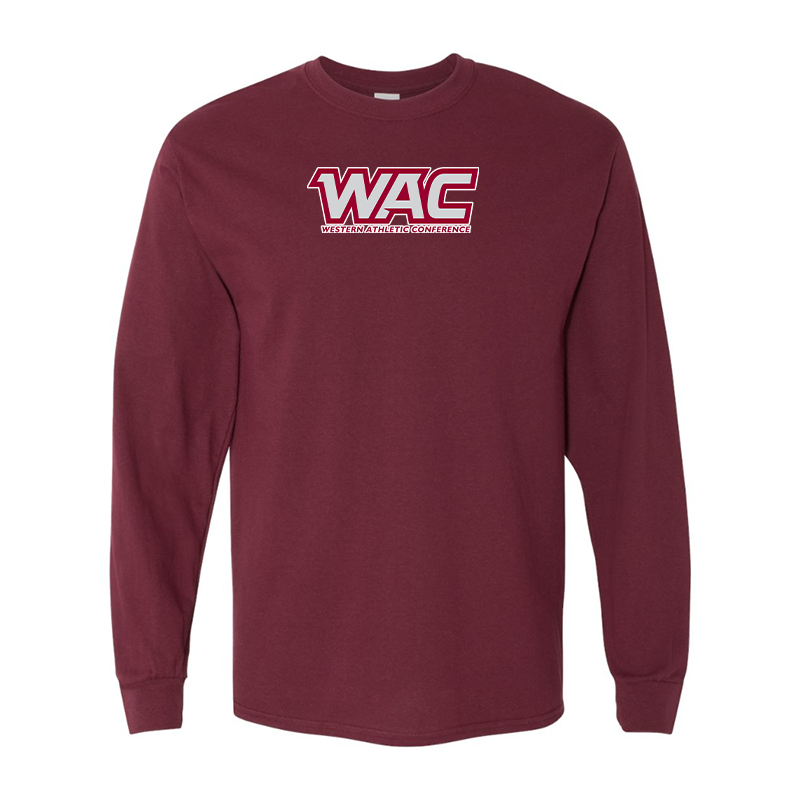 Men's Western Athletic Conference Gildan Heavy Cotton Long Sleeve T-Shirt