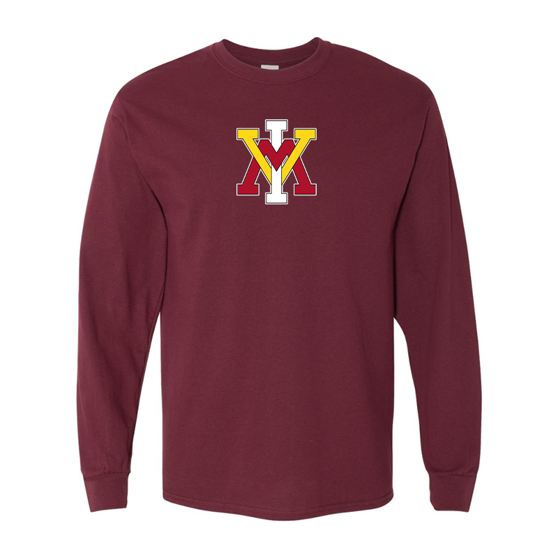 Men's Valparaiso Crusaders Gildan Heavy Cotton Long Sleeve T-Shirt