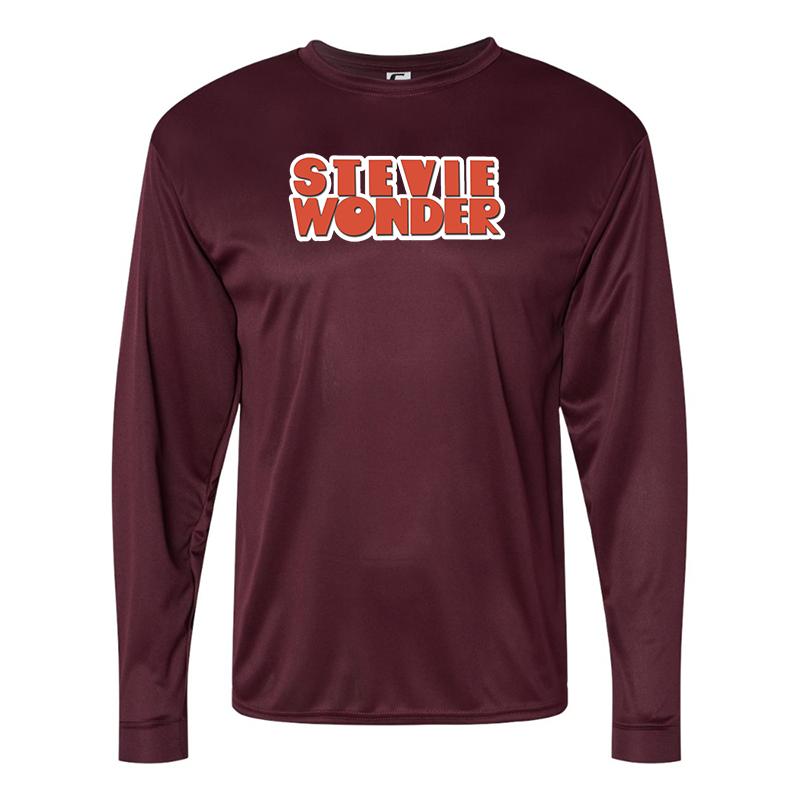 Men's  Stevie-Wonder Performance Long Sleeve T-Shirt