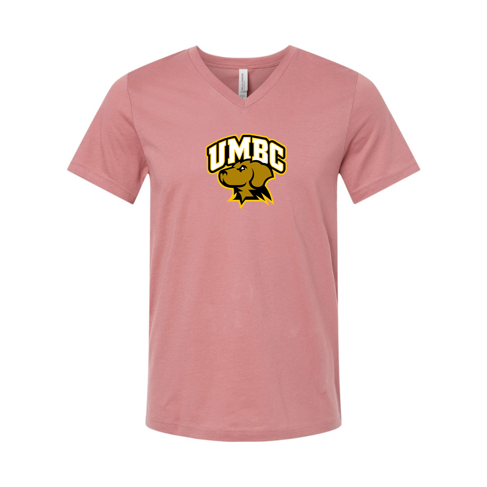 UMBC Retrievers BELLA  CANVAS - Jersey V-Neck T-Shirt