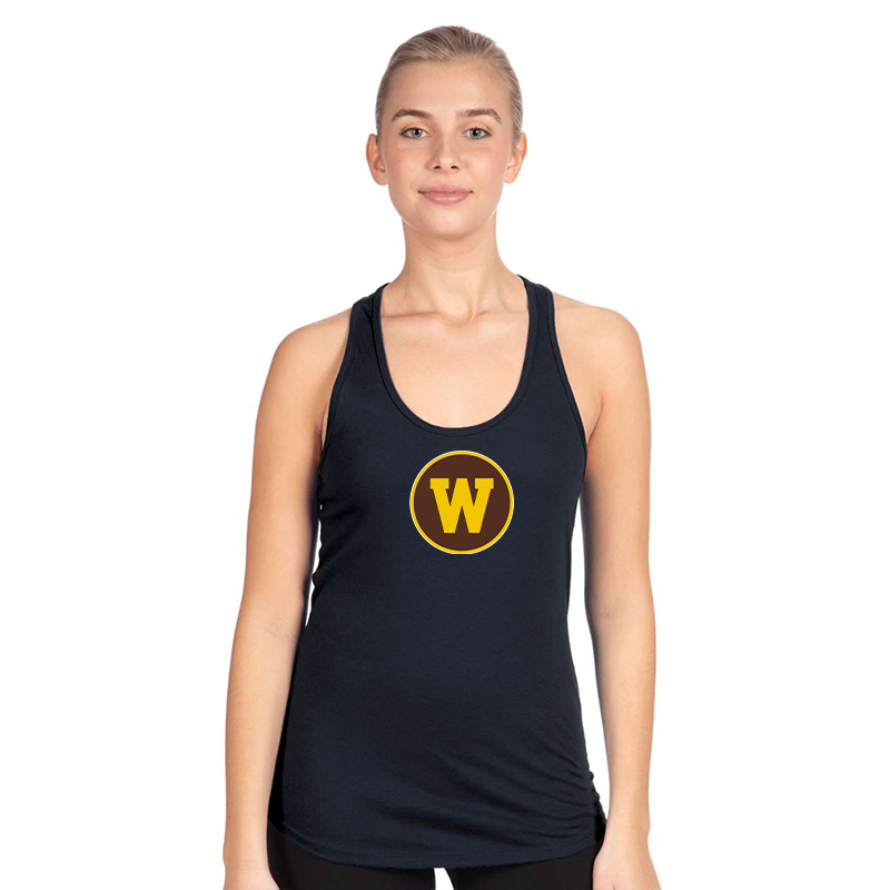 Women's  Western Michigan Broncos Next Level Ideal Racerback Tank