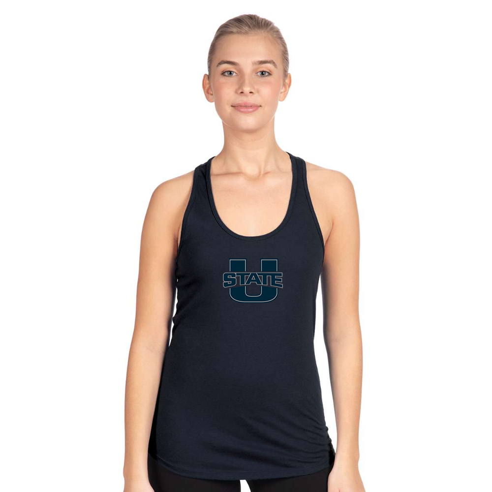 Women's Utah State Aggies   Next Level Ideal Racerback Tank