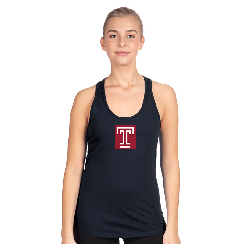 Women's Temple Owls Next Level Ideal Racerback Tank