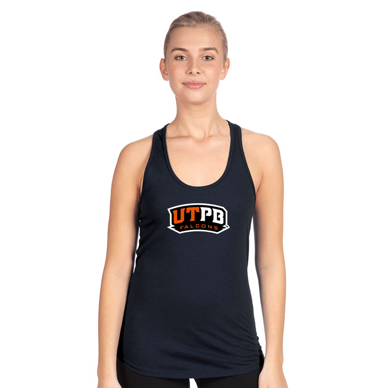 Women's  UTPB Falcons Next Level Ideal Racerback Tank